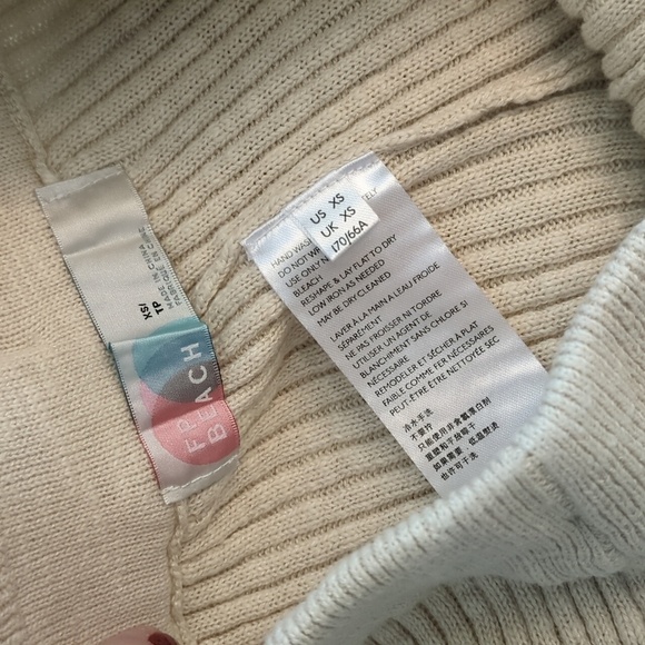 Free People Beach Justine Boho Slouchy Cozy  Tapered Jogger Sweater Pants XS - Picture 6 of 7